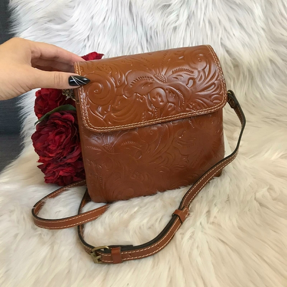 NWT PATRICIA NASH BALLURI LEATHER CROSSBODY BAG - Picture 5 of 7